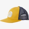 Quiksilver Hats|Dawner Trucker Hat Mustard