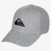 Quiksilver Hats|Decades Snapback Hat Light Grey Heather