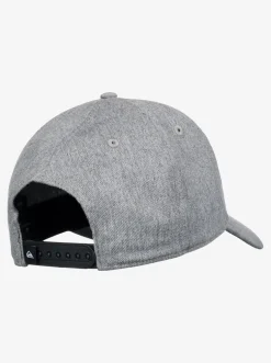 Quiksilver Hats|Decades Snapback Hat Light Grey Heather