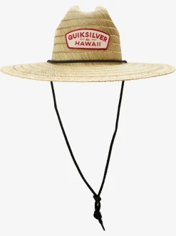 Quiksilver Hats|Destinado Pierside Hat Sun Protection Black/Hawaii