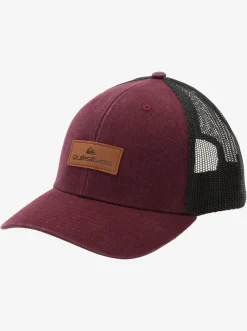 Quiksilver Hats|Down The Hatch Trucker Hat Wine