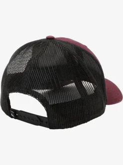 Quiksilver Hats|Down The Hatch Trucker Hat Wine