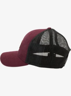 Quiksilver Hats|Down The Hatch Trucker Hat Wine