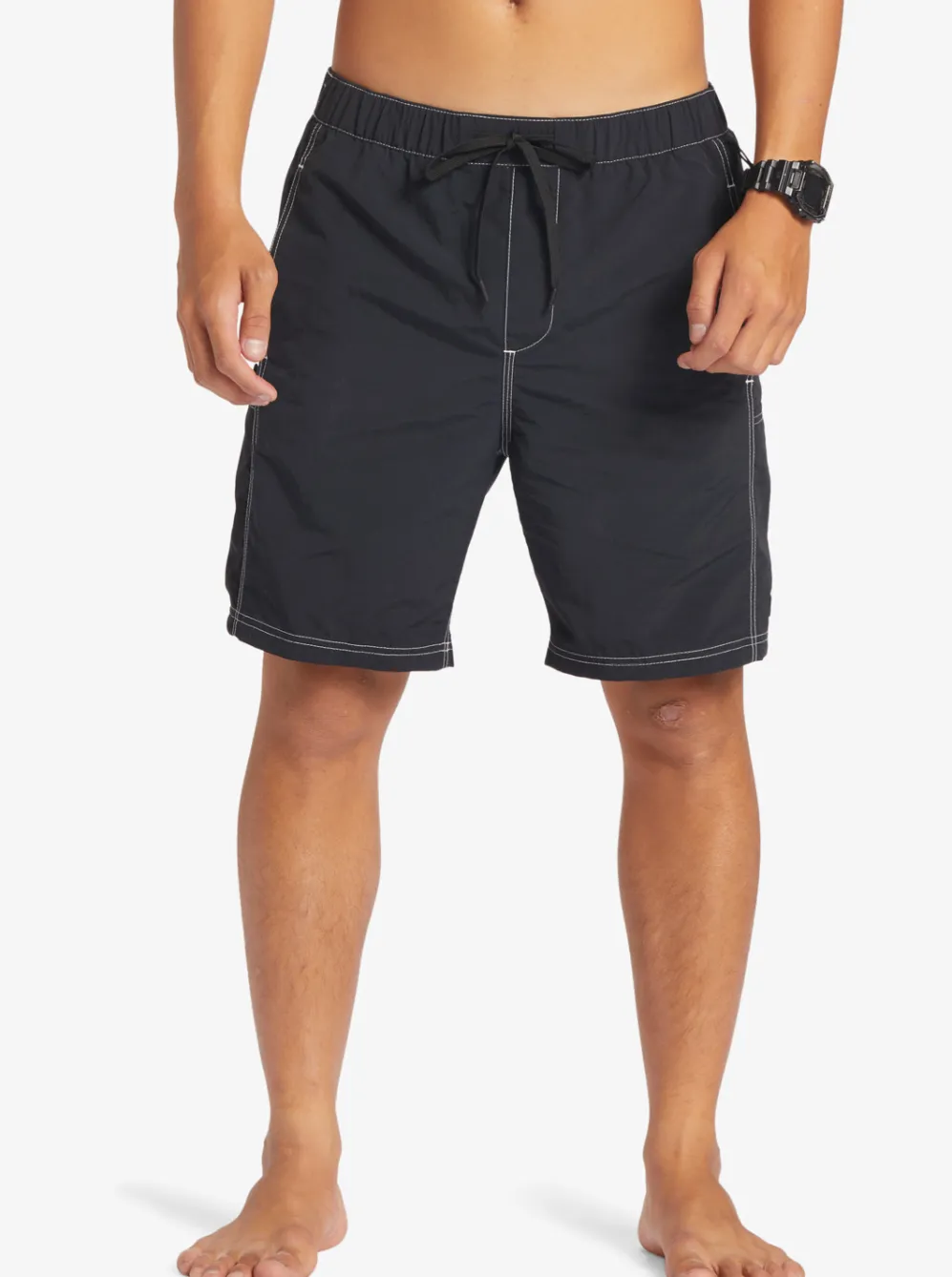 Quiksilver Shorts & Amphibians|Drainer Amphibian 18.5" Hybrid Shorts Black