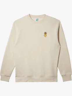 Quiksilver Sweatshirts & Hoodies|E Peace Out Crew Neck Sweatshirt Birch