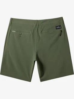 Quiksilver Shorts & Amphibians|E Union Heather 18" Amphibian Boardshorts Thyme