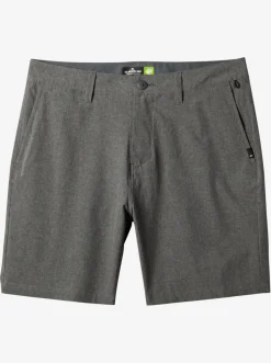 Quiksilver Boardshorts|E Union Heather 18" Amphibian Boardshorts Black