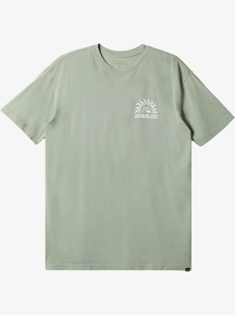Quiksilver Tees|Earthy Type T-Shirt Iceberg Green