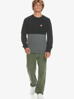 Quiksilver Sweatshirts & Hoodies|Easy Sweatshirt Black