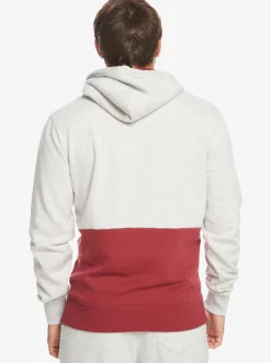 Quiksilver Sweatshirts & Hoodies|Emboss Hoodie Light Grey Heather