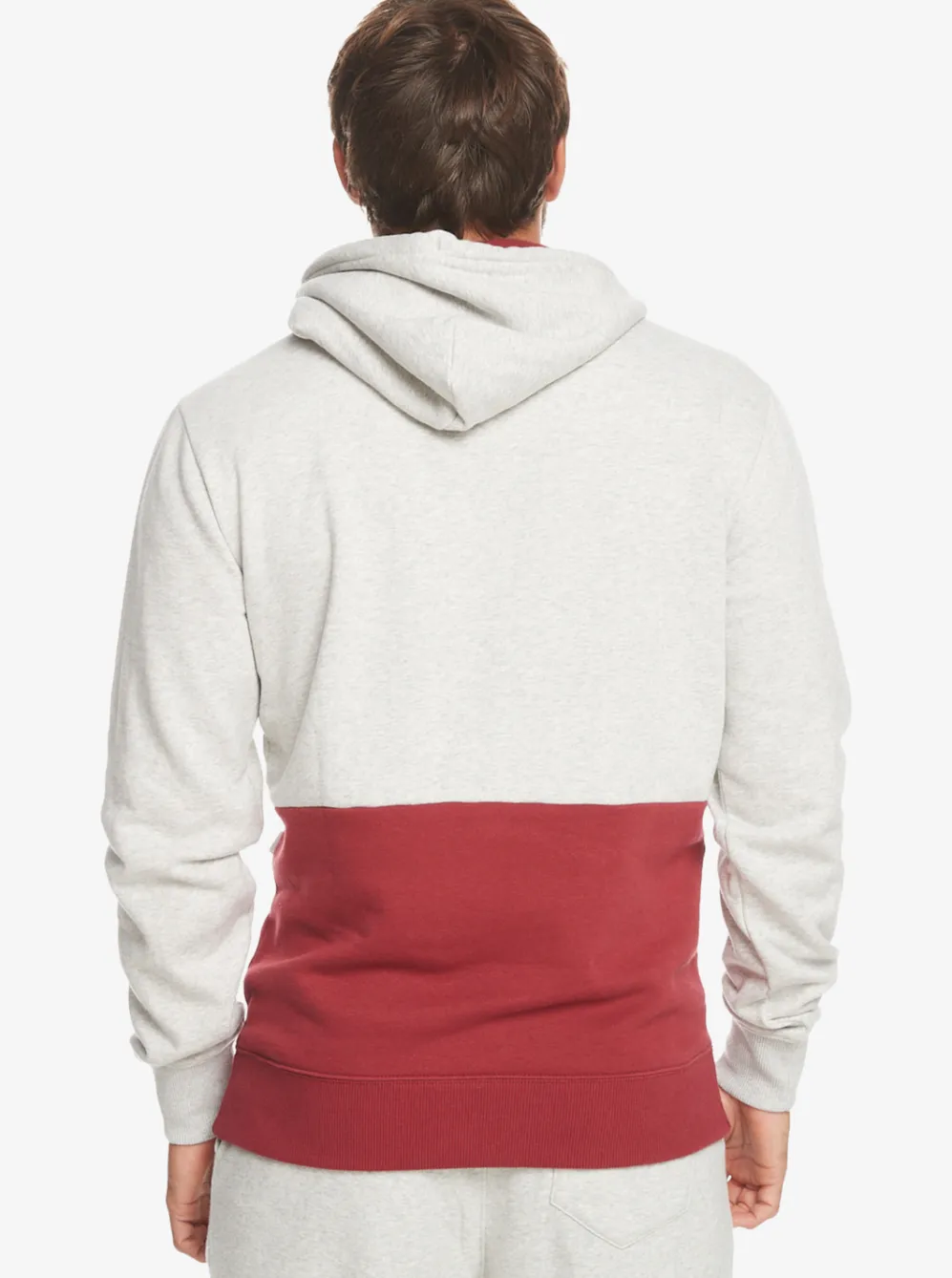Quiksilver Sweatshirts & Hoodies|Emboss Hoodie Light Grey Heather