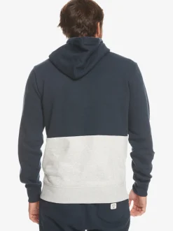 Quiksilver Sweatshirts & Hoodies|Emboss Hoodie Navy Blazer