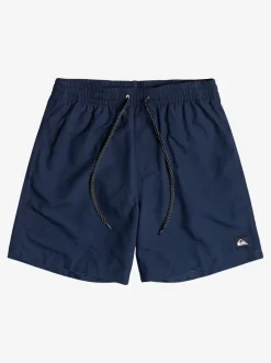 Quiksilver Elastic Waist|Everyday 17" Volleys For Young Men Navy Blazer