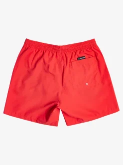 Quiksilver Elastic Waist|Everyday 17" Volleys For Young Men High Risk Red