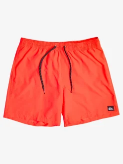 Quiksilver Elastic Waist|Everyday 17" Volleys For Young Men Fiery Coral