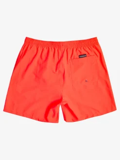 Quiksilver Elastic Waist|Everyday 17" Volleys For Young Men Fiery Coral