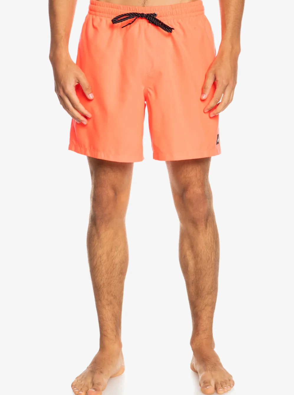 Quiksilver Elastic Waist|Everyday 17" Volleys For Young Men Fiery Coral