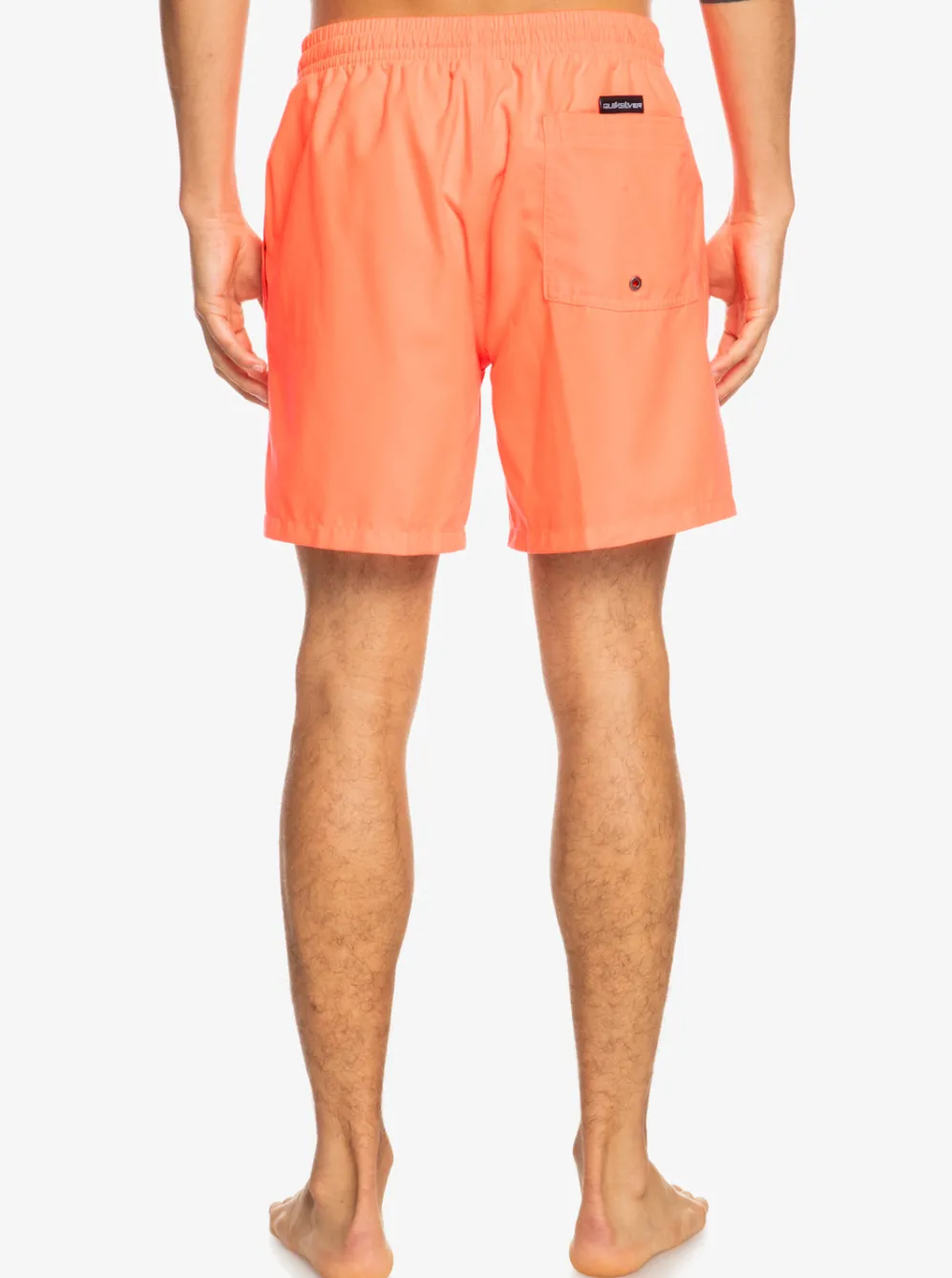 Quiksilver Elastic Waist|Everyday 17" Volleys For Young Men Fiery Coral