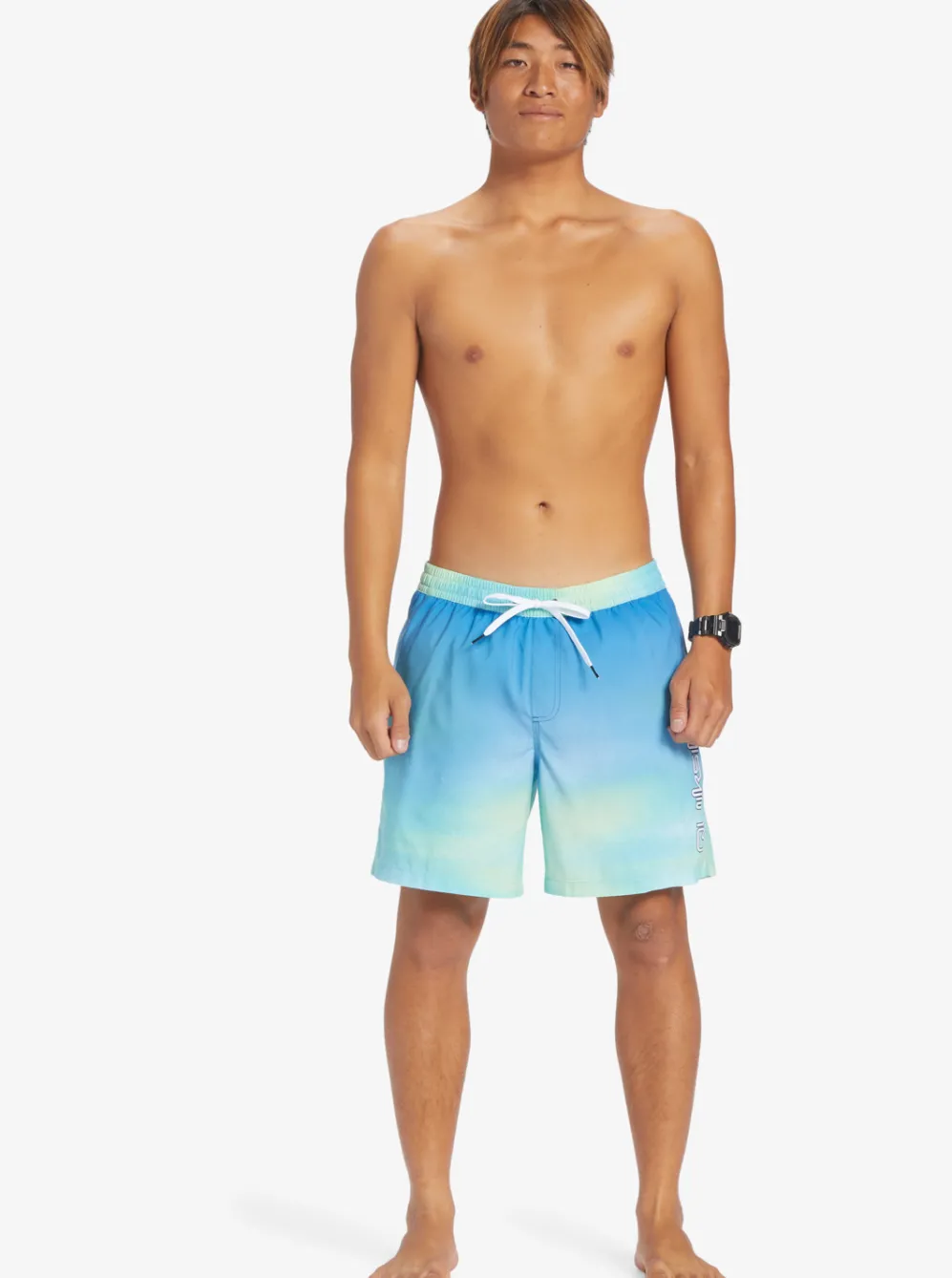 Quiksilver Elastic Waist|Everyday Breeze 17" Volleys River Blue