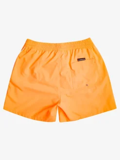 Quiksilver Elastic Waist|Everyday Vert 16" Volleys Orange Pop