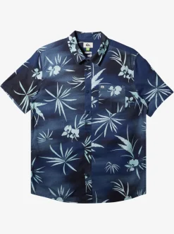 Quiksilver Shirts & Polos|Fade Out Short Sleeve Shirt Naval Academy Fade Out