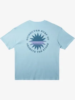 Quiksilver Tees|Fading Sun T-Shirt Clear Sky