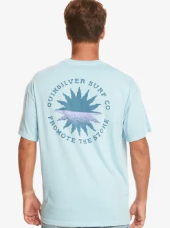 Quiksilver Tees|Fading Sun T-Shirt Clear Sky
