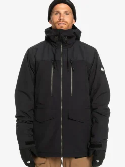 Quiksilver Layers|Fairbanks Technical Snow Jacket True Black