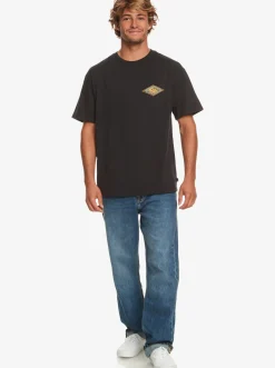 Quiksilver Tees|Fall City T-Shirt Black