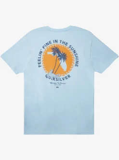 Quiksilver Tees|Fl In The Sunshine T-Shirt Clear Sky