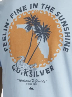 Quiksilver Tees|Fl In The Sunshine T-Shirt Clear Sky