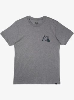 Quiksilver Tees|Free Range Mod T-Shirt Medium Grey Heather