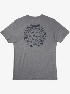 Quiksilver Tees|Free Range Mod T-Shirt Medium Grey Heather