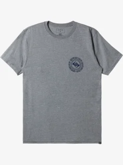 Quiksilver Tees|Full Circle T-Shirt Medium Grey Heather