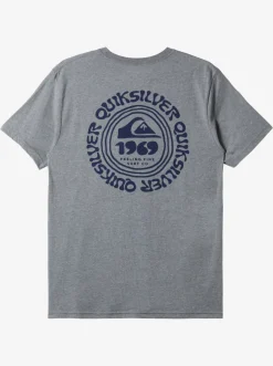 Quiksilver Tees|Full Circle T-Shirt Medium Grey Heather