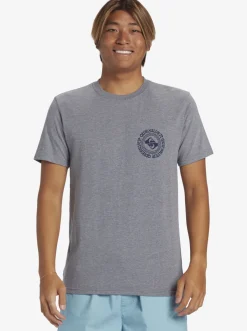 Quiksilver Tees|Full Circle T-Shirt Medium Grey Heather
