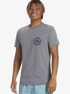 Quiksilver Tees|Full Circle T-Shirt Medium Grey Heather