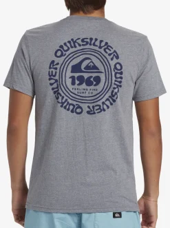 Quiksilver Tees|Full Circle T-Shirt Medium Grey Heather