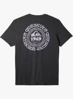 Quiksilver Tees|Full Circle T-Shirt Charcoal Heather