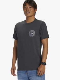 Quiksilver Tees|Full Circle T-Shirt Charcoal Heather