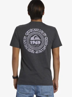 Quiksilver Tees|Full Circle T-Shirt Charcoal Heather