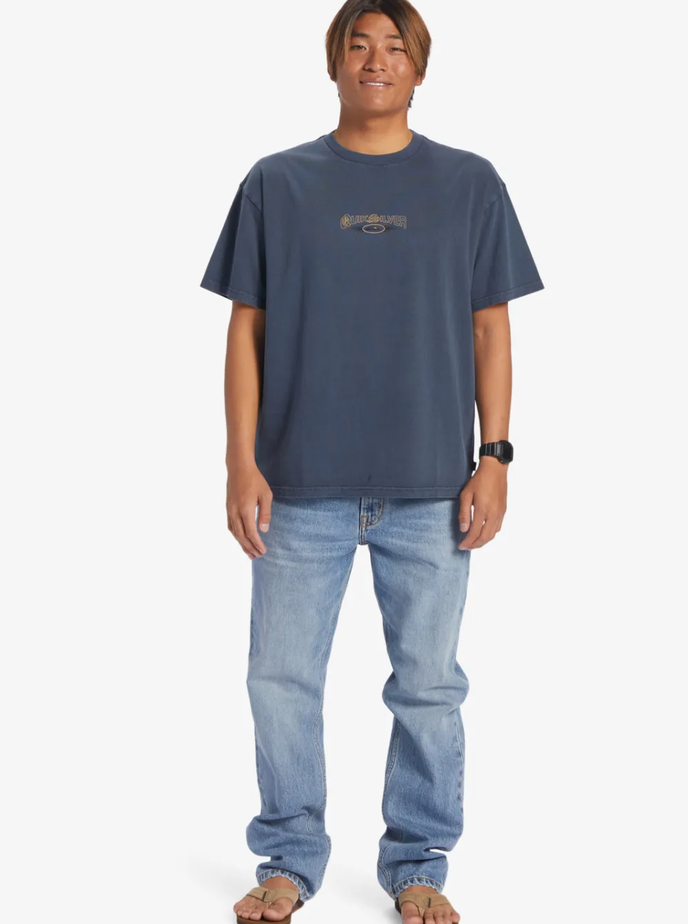 Quiksilver Tees|Fully Charged Msw T-Shirt Midnight Navy