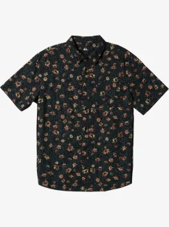 Quiksilver Shirts & Polos|Future Hippie Short Sleeve Woven Shirt Black Future Hippy