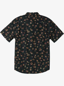 Quiksilver Shirts & Polos|Future Hippie Short Sleeve Woven Shirt Black Future Hippy