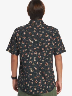 Quiksilver Shirts & Polos|Future Hippie Short Sleeve Woven Shirt Black Future Hippy