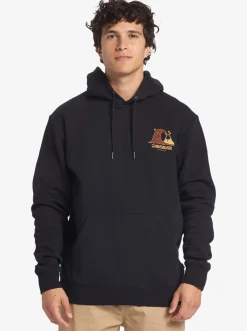 Quiksilver Shirts & Polos|Generator Pullover Fleece Crew Neck Sweatshirt Black