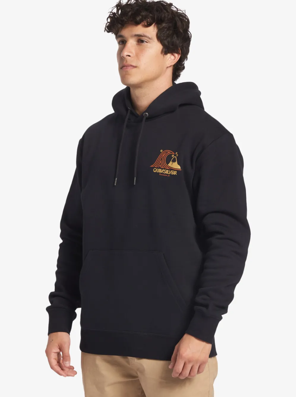 Quiksilver Shirts & Polos|Generator Pullover Fleece Crew Neck Sweatshirt Black