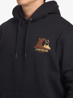 Quiksilver Shirts & Polos|Generator Pullover Fleece Crew Neck Sweatshirt Black