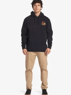 Quiksilver Shirts & Polos|Generator Pullover Fleece Crew Neck Sweatshirt Black