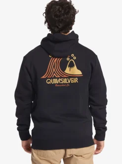 Quiksilver Shirts & Polos|Generator Pullover Fleece Crew Neck Sweatshirt Black